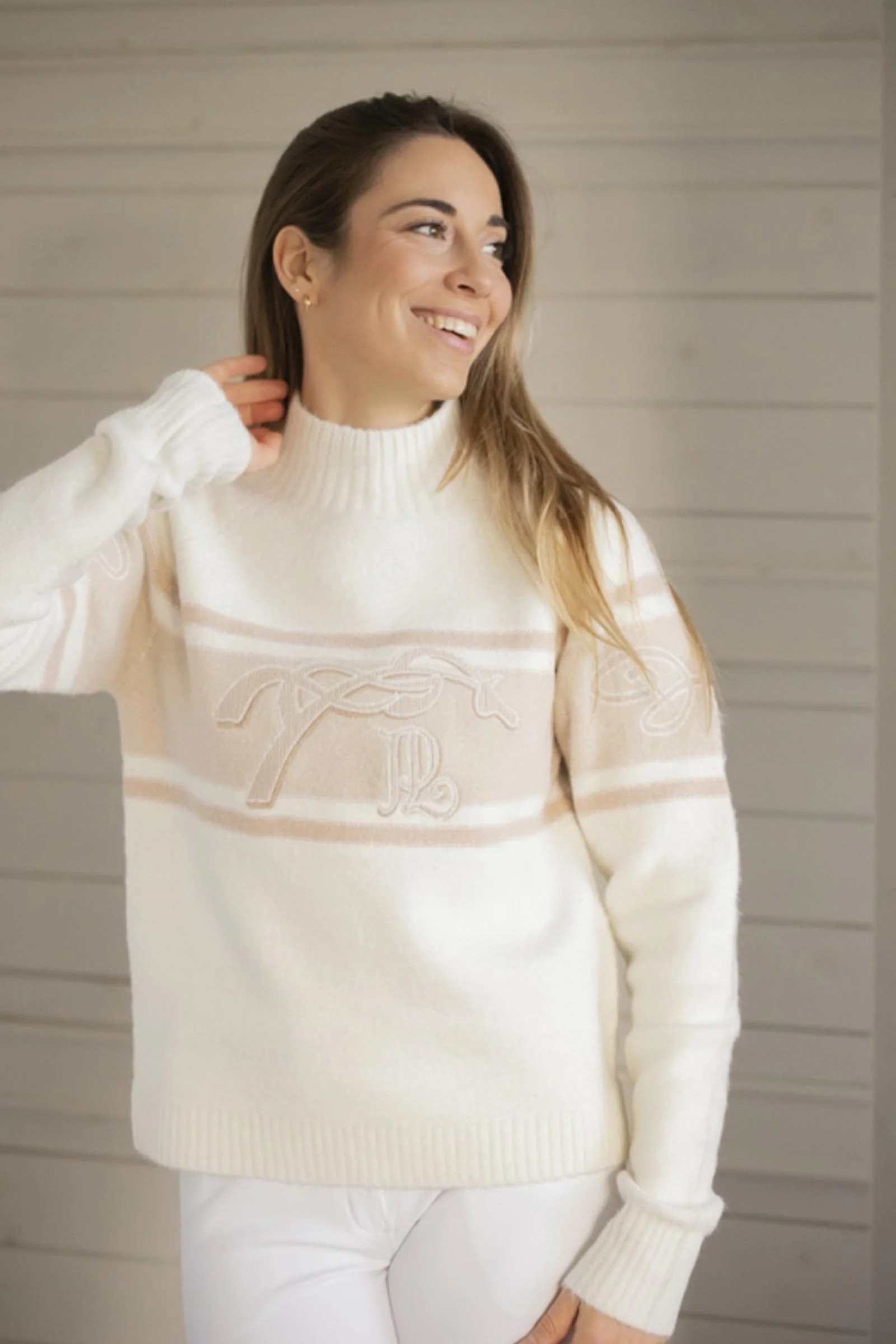 Noris damski sweter Beige M