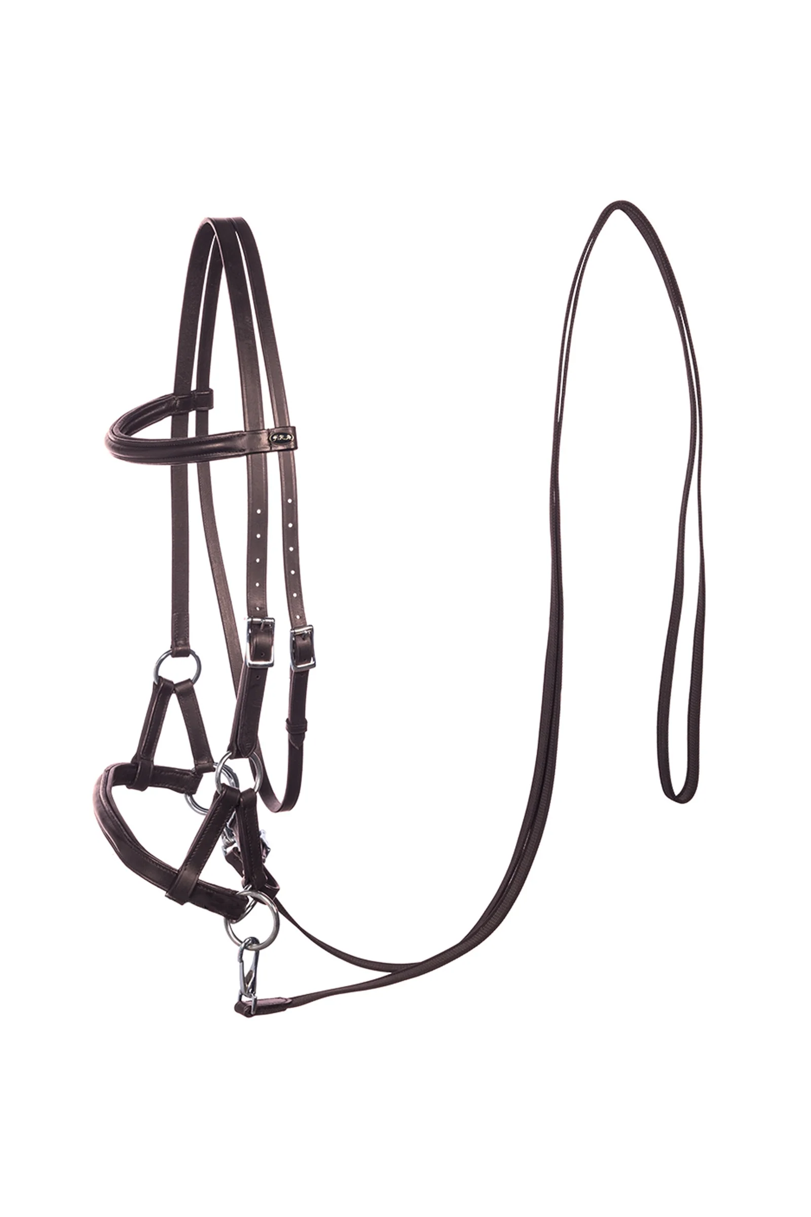 Artykuły F.R.A. Freedom Riding Pardoes Sidepull (System 3) Skóra z wodzami antypoślizgowymi Brown SHP