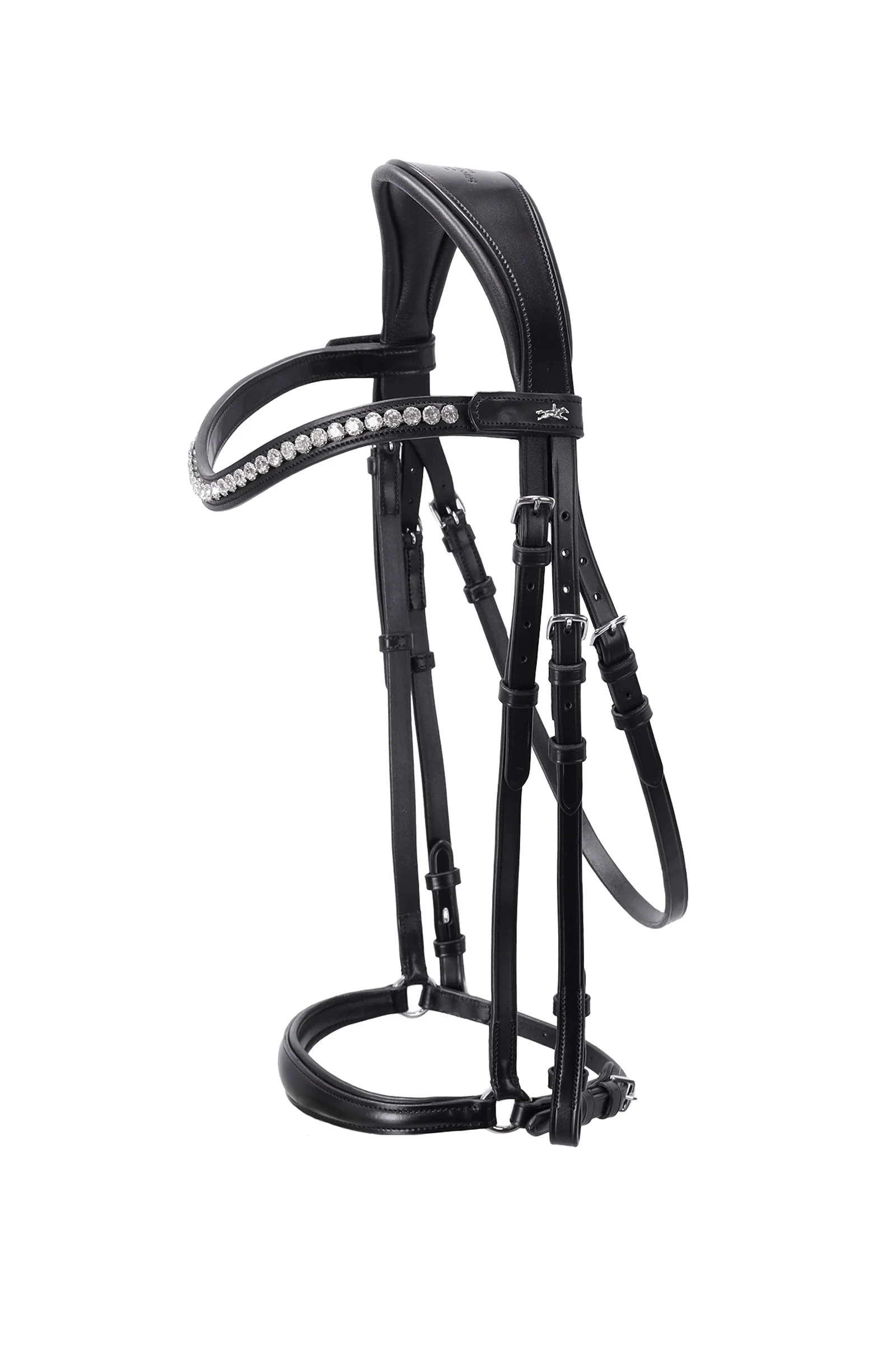 Pisa Ogłowie black/silver C