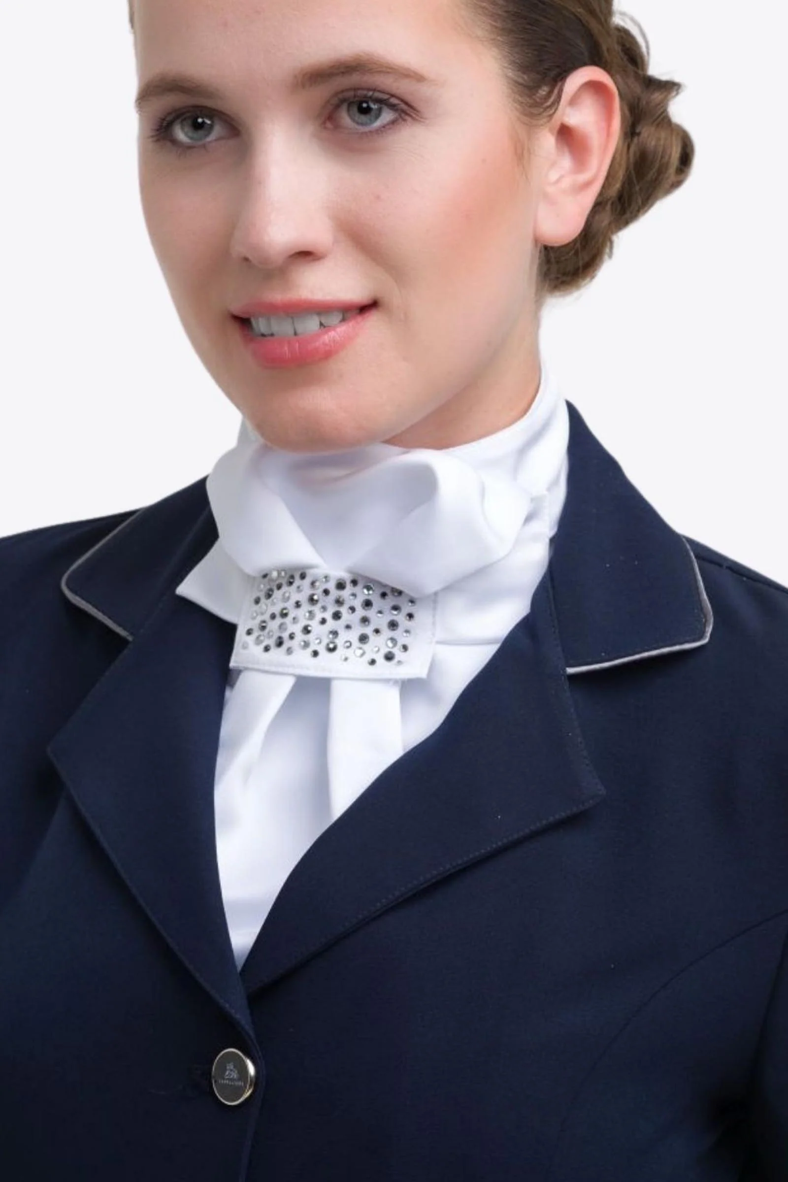 plastron jeździecki Venice White Rozmiar uniwersalny
