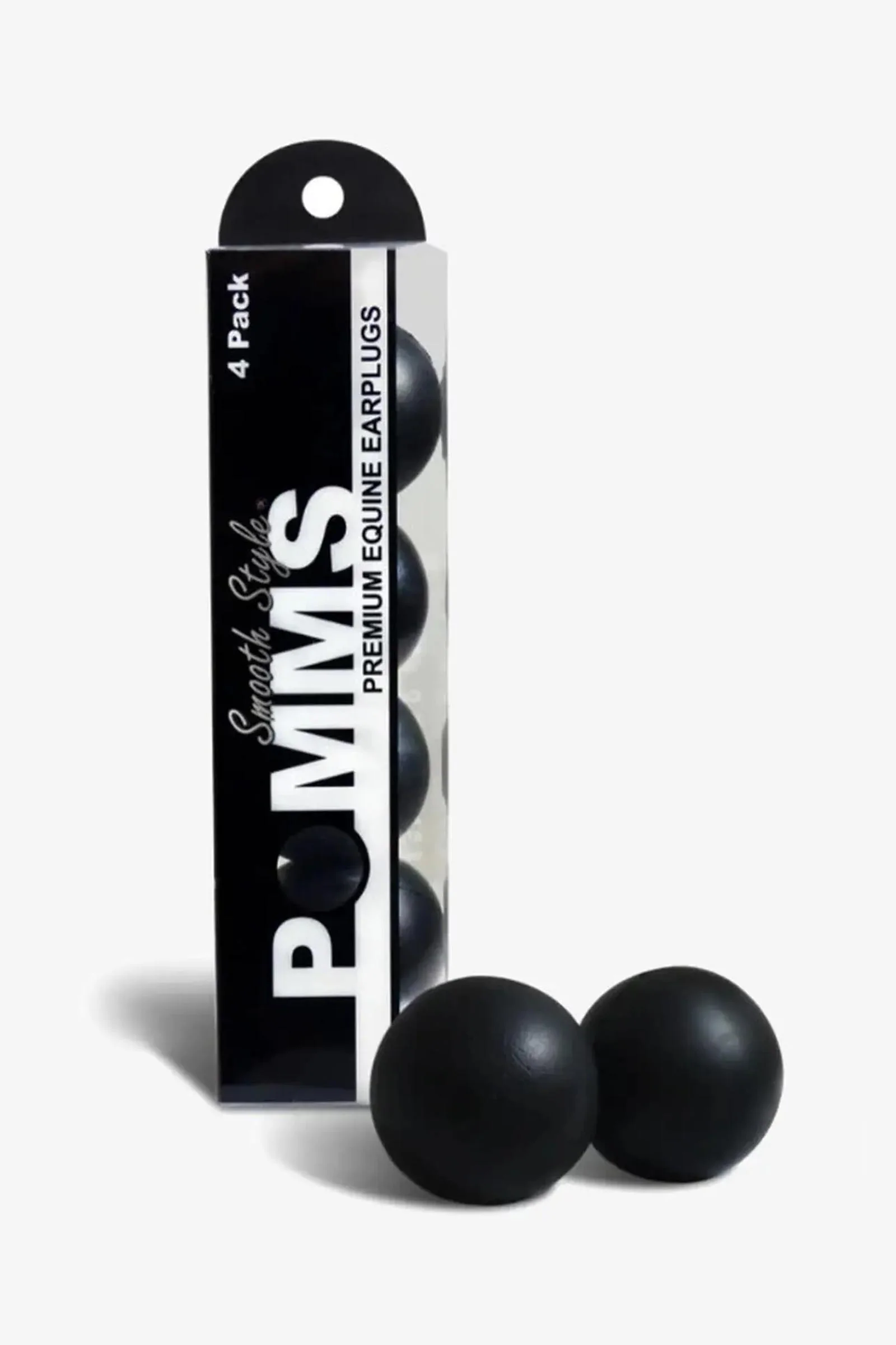 Smooth POMMS (2 pary) Black F