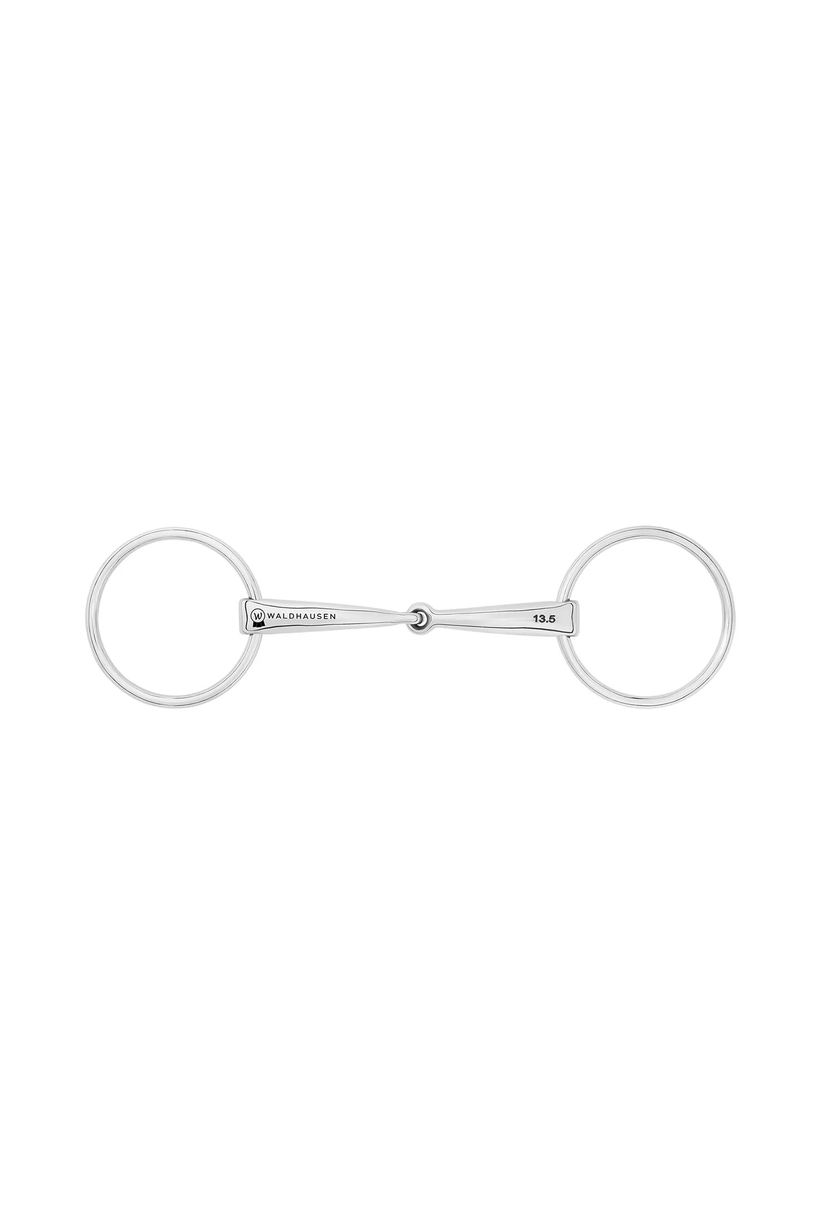 Wędzidło zwykłe anatomiczne, pojedynczo łamane, stal nierdzewna, 16 mm No Color 135 mm