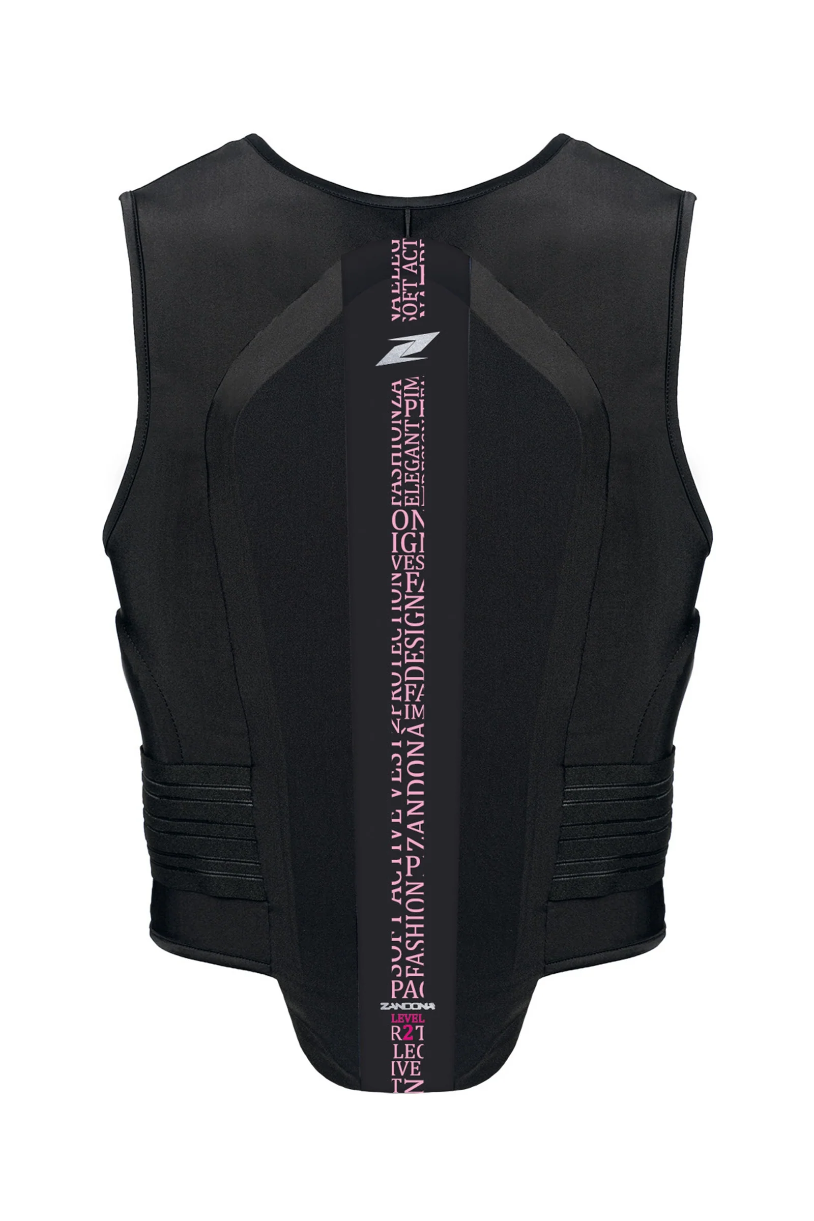 Soft Vest Pro x7 (168-177 cm) Ochraniacz kręgosłupa Black/Light Pink Stretch L