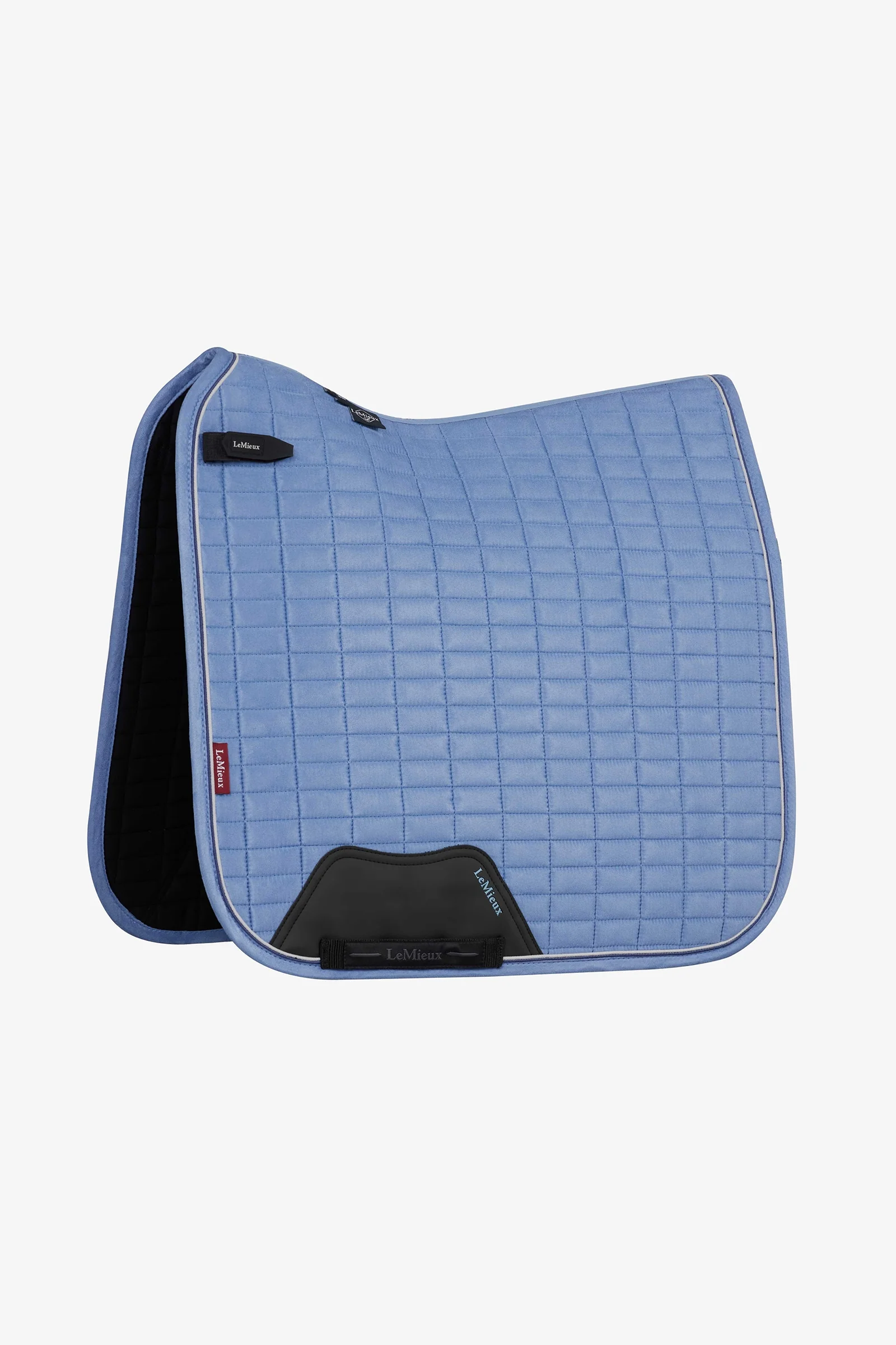 zamszowy kwadratowy czaprak ujeżdżeniowy Powder Blue S/M