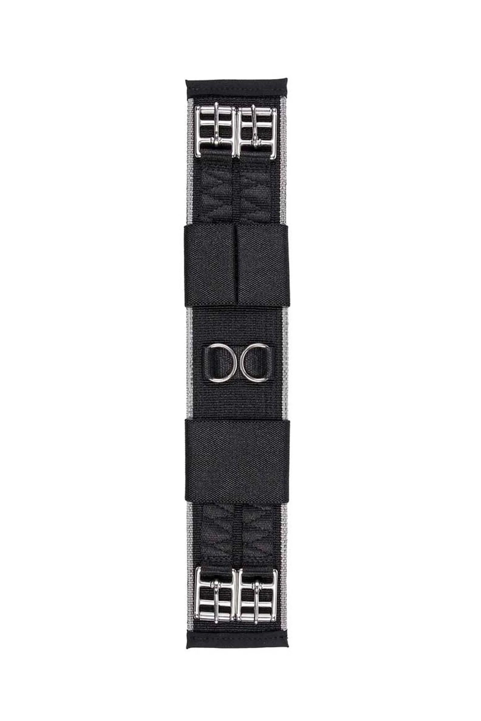 Supersingel Popręg ujeżdżeniowy z okuciami ze stali nierdzewnej Black 80 cm