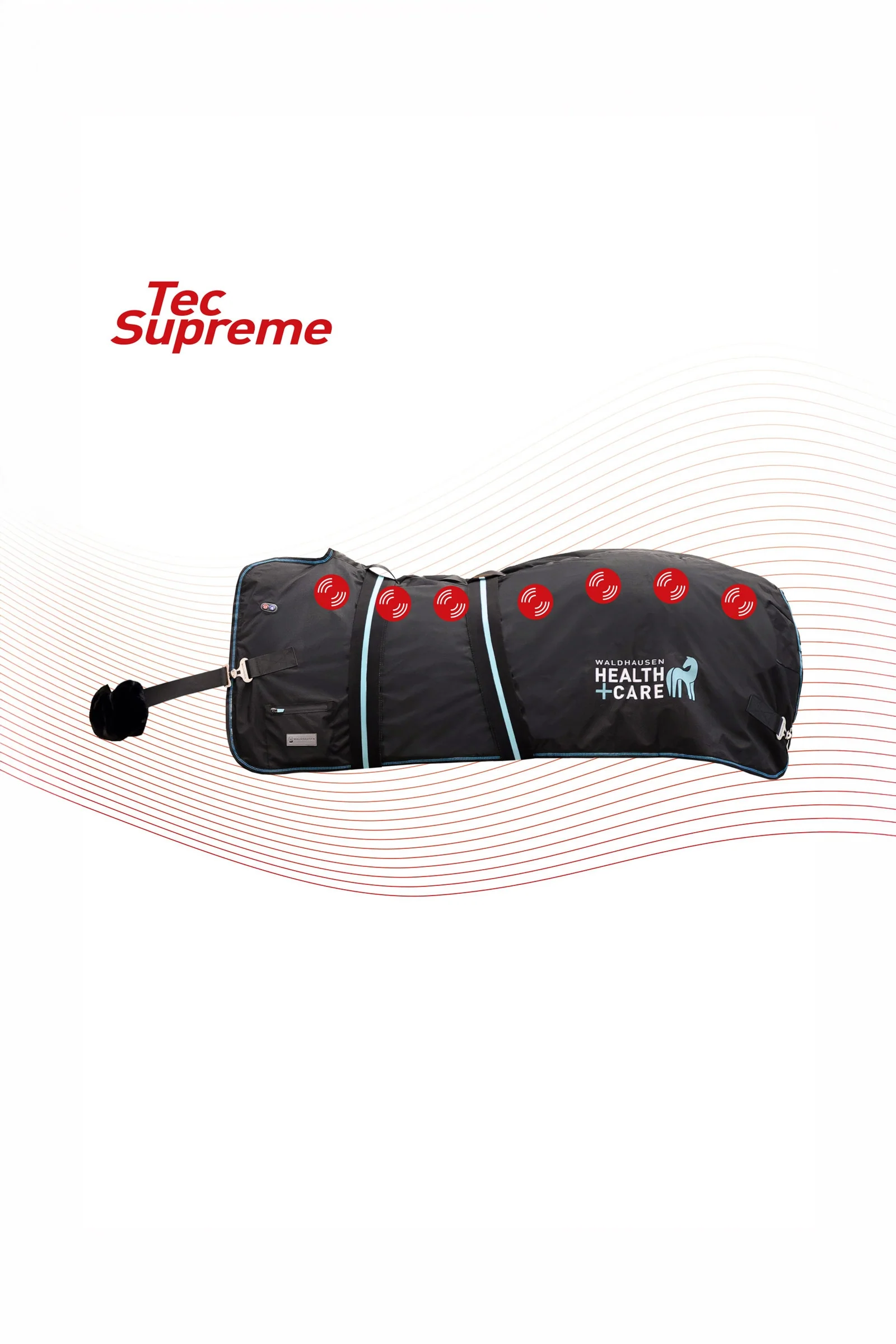 Tec Supreme derka grzewczo-masująca Black M