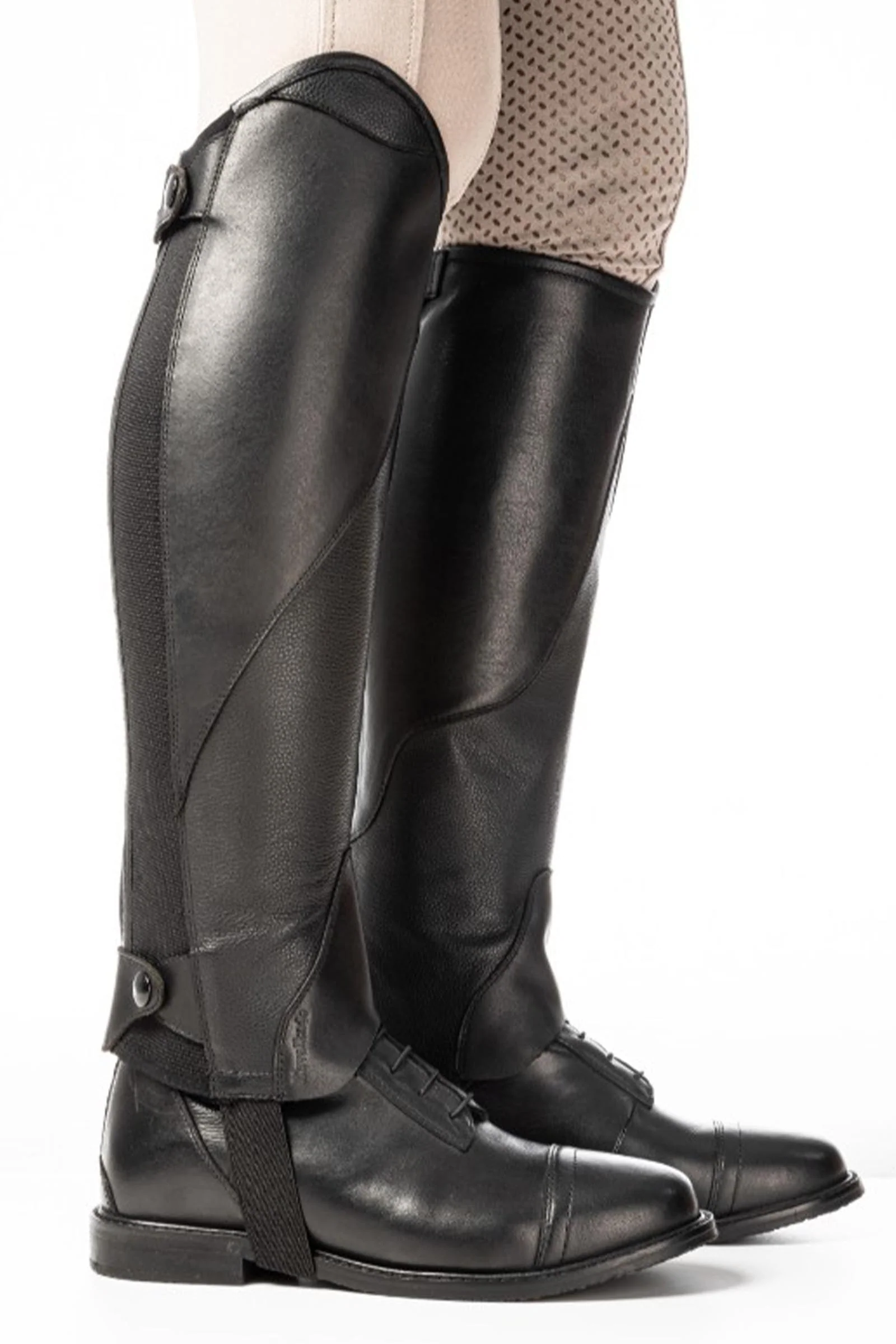 Tiberius czapsy skórzane mix Black/Black SL