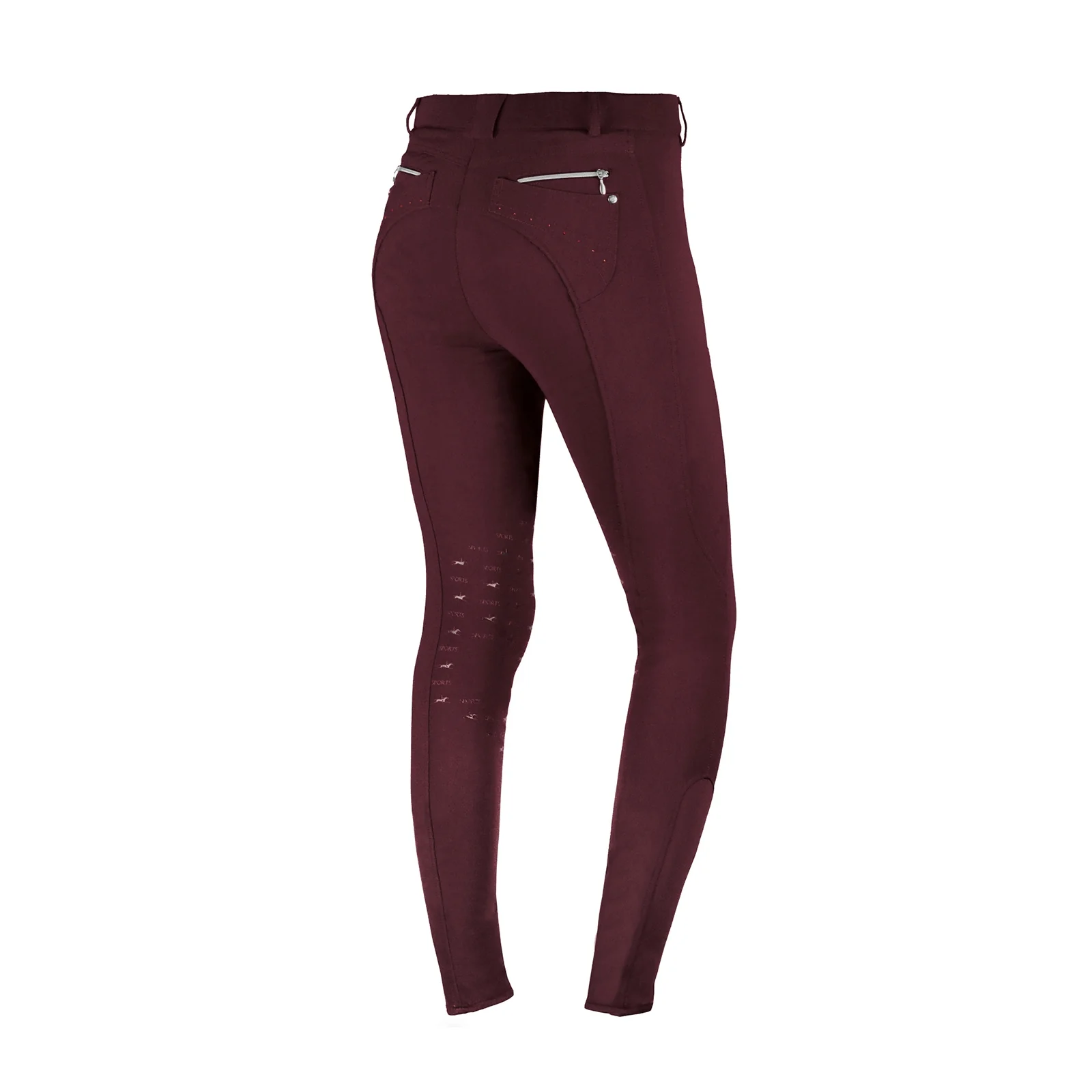 Damskie bryczesy z lejem kolanowym Venus Cassis Purple 38