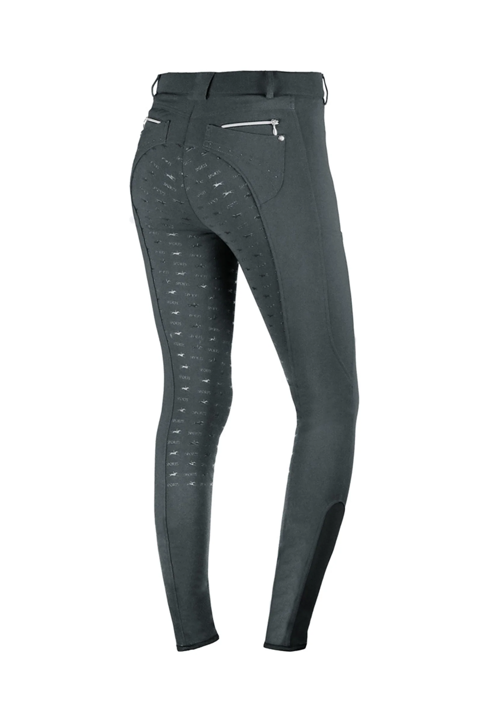 Bryczesy z pełnym lejem Victory Graphite Dark grey 36
