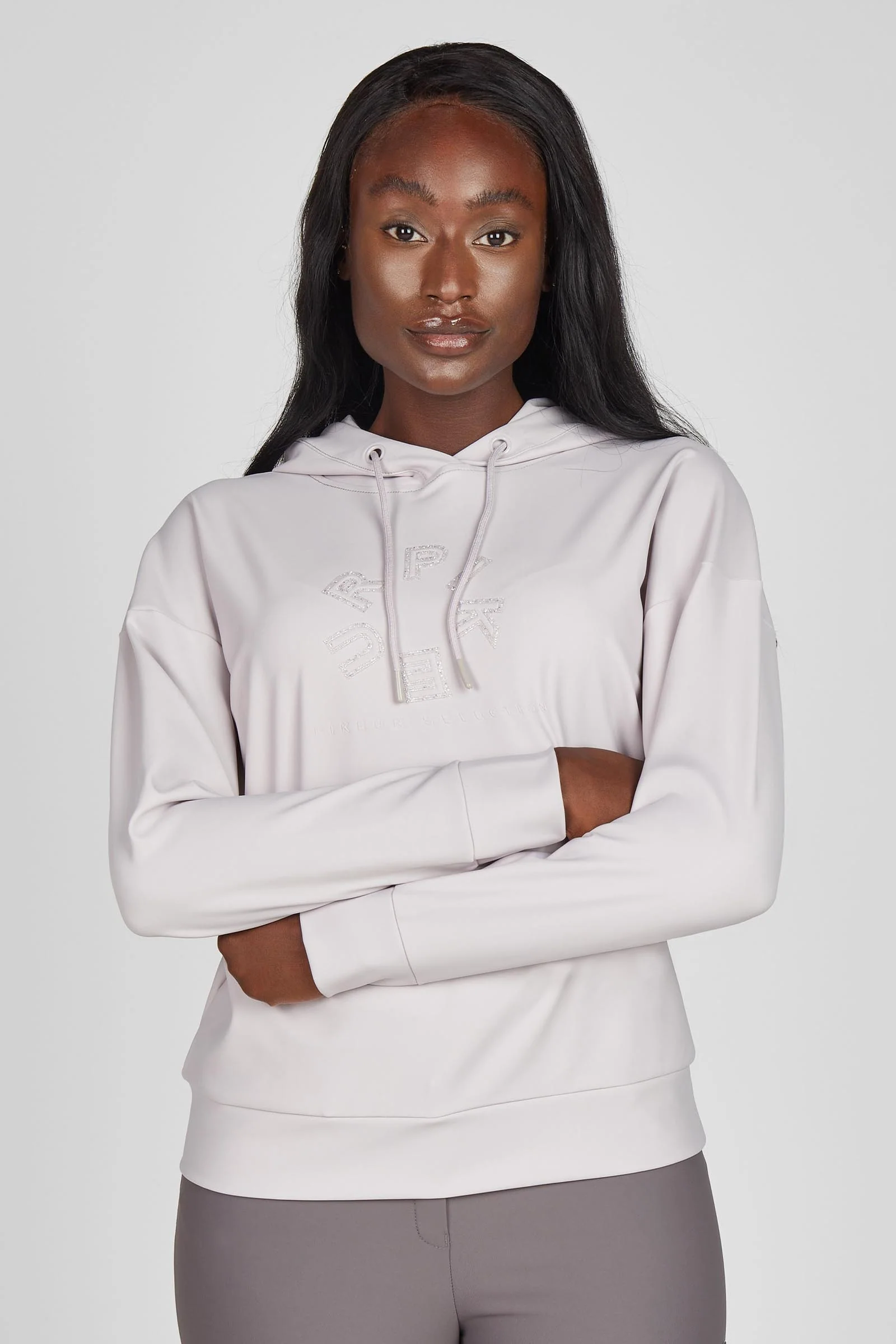 damska bluza z kapturem Soft Lilac 36