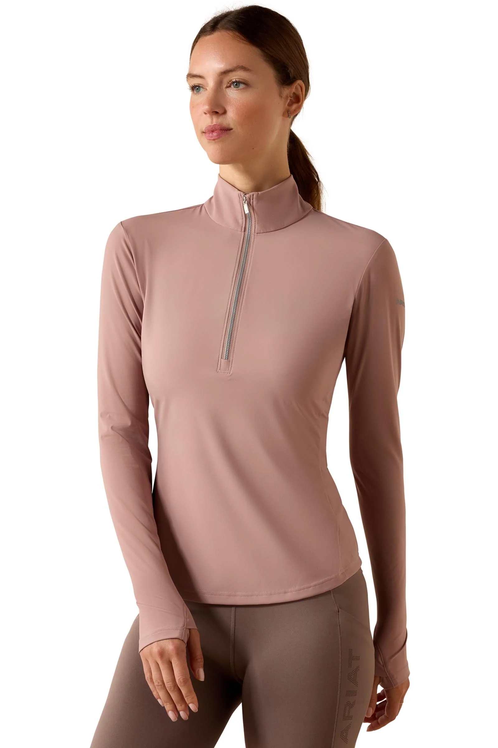 Damski baselayer SolVeil z zamkiem 1/2 Antler M
