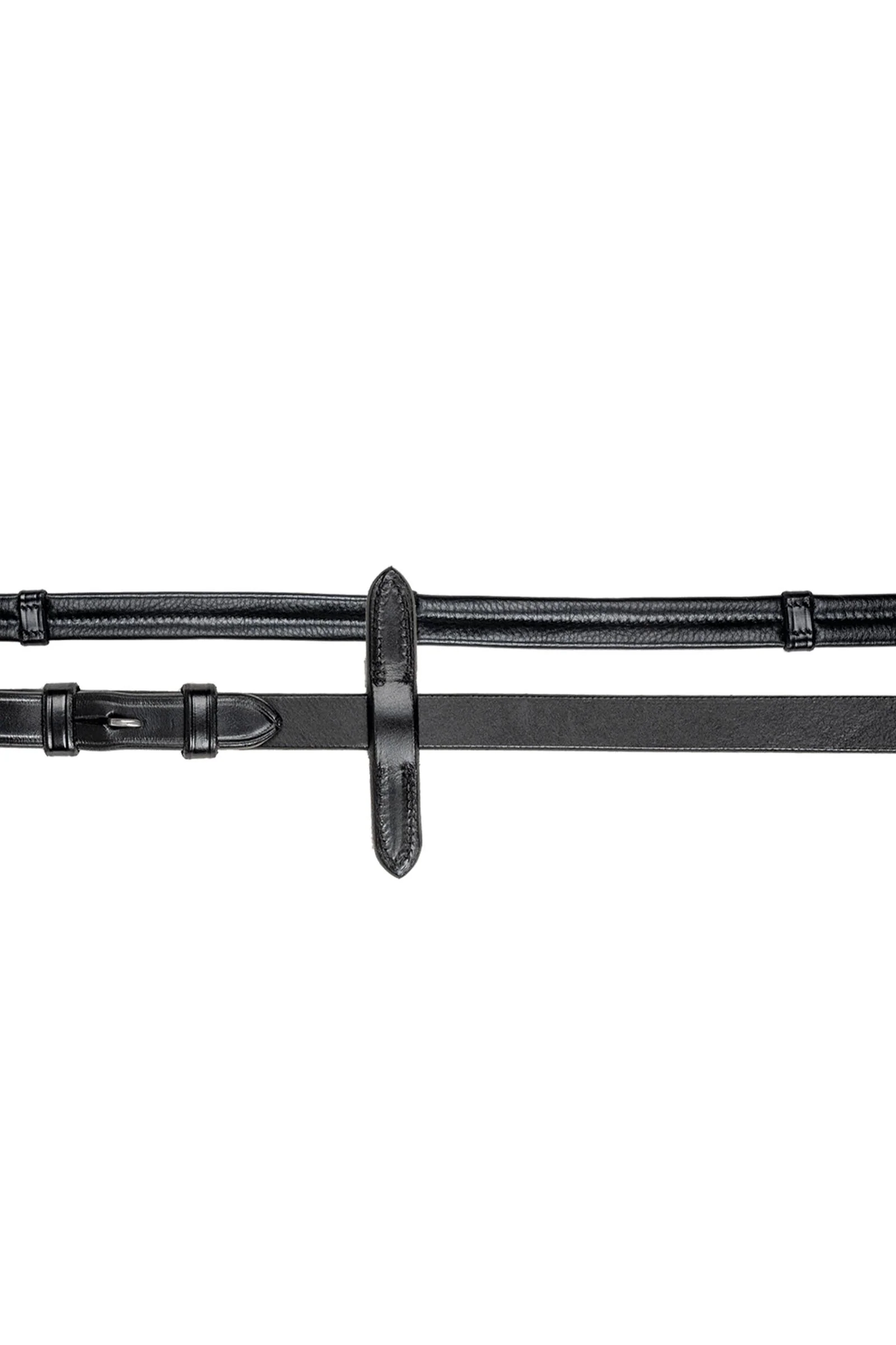X-Line Supersoft skórzane wodze Black Rozmiar uniwersalny