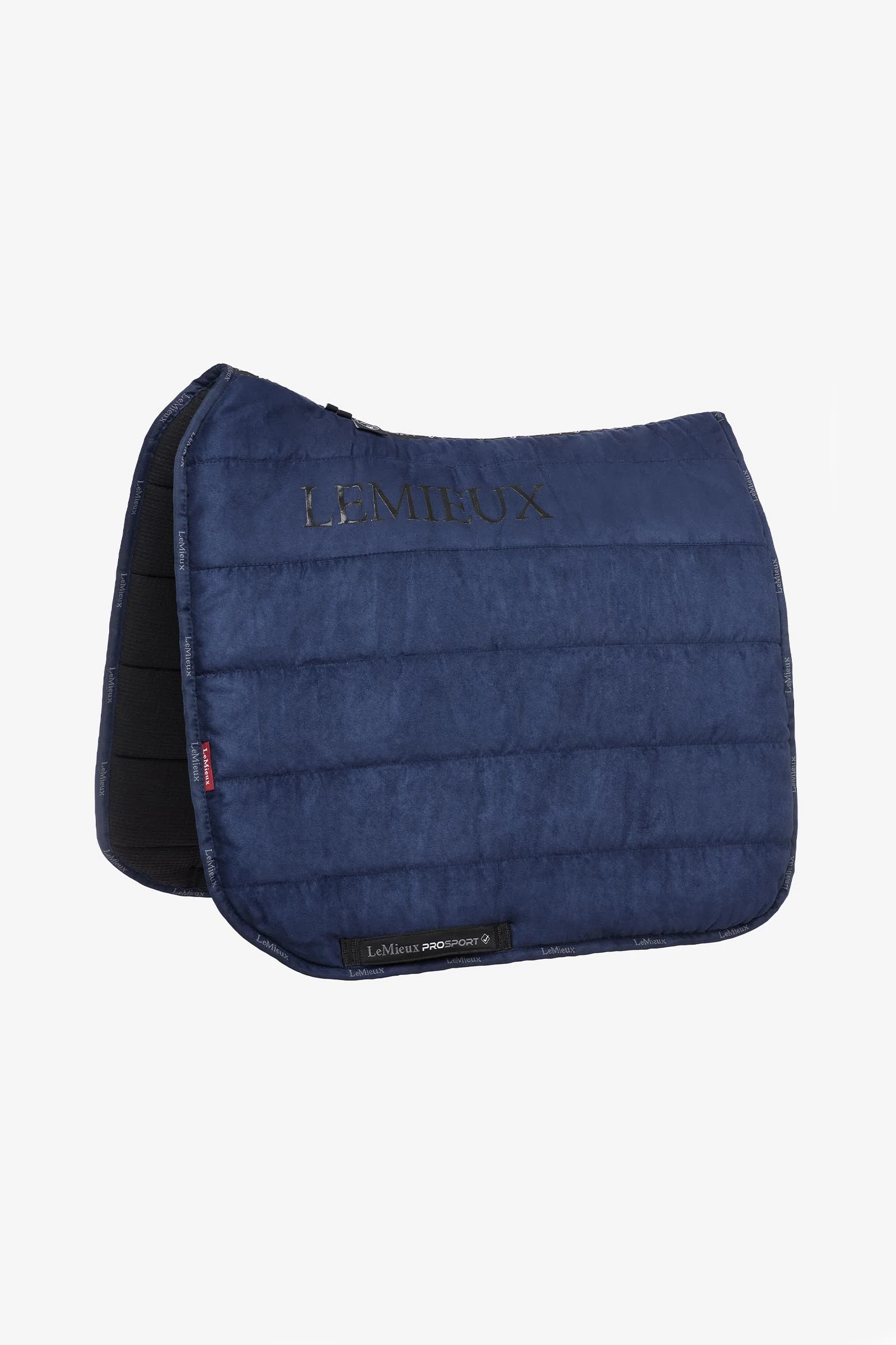 Zamszowy pad treningowy ujeżdżeniowy Navy L